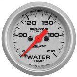 Autometer Ultra-Lite 52mm 60-210 Deg F Electronic Water Temp Gauge thumbnail 4