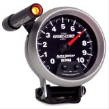 Autometer Sport-Comp II Quick Lite 3 3/4in 10K RPM Pedestal Tachometer thumbnail 1