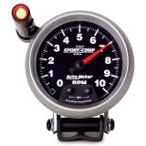 Autometer Sport-Comp II Quick Lite 3 3/4in 10K RPM Pedestal Tachometer thumbnail 8