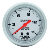 Autometer Ultra-Lite 2 5/8inMechanical Fuel Pressure Gauge 15psi thumbnail 8