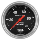 Autometer Sport-Comp 2 5/8in 100psi Mechanical Fuel Pressure Gauge thumbnail 1