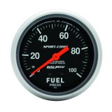 Autometer Sport-Comp 2 5/8in 100psi Mechanical Fuel Pressure Gauge thumbnail 2