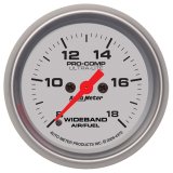 Autometer Ultra-Lite 52mm Wideband Air/Fuel Gauge Analog Stepper Motor thumbnail 2