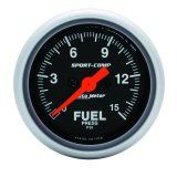 Autometer Sport-Comp 52mm 15PSI Electronic Fuel Pressure Gauge thumbnail 2