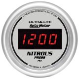 Autometer Ultra-Lite 2-1/16in 1600 PSI Digital Nitrous Pressure Gauge - Silver thumbnail 3