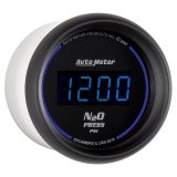 Autometer Ultra-Lite 2-1/16in 1600 PSI Digital Nitrous Pressure Gauge - Black thumbnail 6