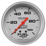 Autometer Ultra-Lite 2 5/8in Mechanical Fuel Pressure Gauge 100psi thumbnail 1