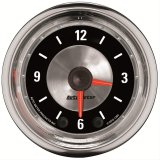 Autometer American Muscle 52mm Full Sweep Electric 12hr Analog Clock Gauge thumbnail 1