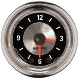 Autometer American Muscle 52mm Full Sweep Electric 12hr Analog Clock Gauge thumbnail 2