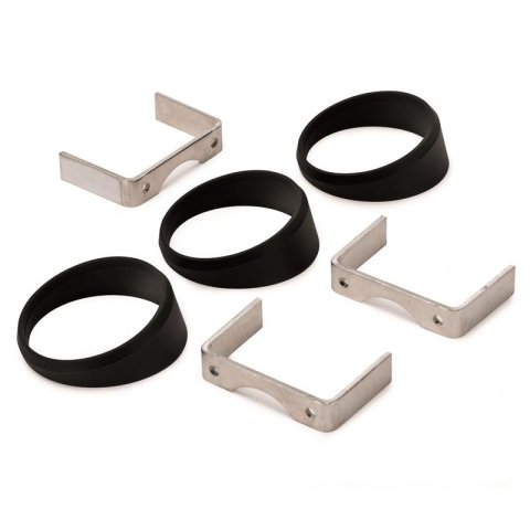 Autometer Gauge Mount Angle Rings Black 3 Pieces for 2 5/8in Gauges thumbnail 4
