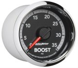 Autometer Gen4 Dodge Factory Match 52.4mm Mechanical 0-35 PSI Boost Gauge thumbnail 5