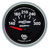 Autometer Sport-Comp II Electronic 140-300 Deg F Oil Temp Gauge thumbnail 4