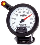 Autometer Phantom II 3.75in Pedestal Mount 10k RPM w/ Ext. Shift-Lite Tachometer thumbnail 3
