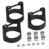 Autometer 2-1/16in Black Composite Gauge Bracket Kit (3pcs.) thumbnail 1