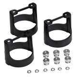Autometer 2-1/16in Black Composite Gauge Bracket Kit (3pcs.) thumbnail 2