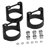 Autometer 2-1/16in Black Composite Gauge Bracket Kit (3pcs.) thumbnail 5