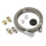 Autometer Braided Stainless Steel Line #3 Dia. 6ft Length -3AN and 1/8in NPTF Fittings thumbnail 3