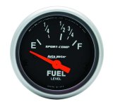 Autometer Sport Comp 52mm 16-158 Ohms Electronic Fuel Level Gauge thumbnail 8