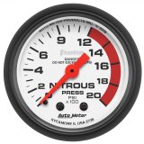 Autometer Phantom 52mm 0-2000 PSI Mechanical Nitrous Pressure Gauge thumbnail 1