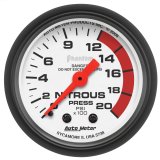 Autometer Phantom 52mm 0-2000 PSI Mechanical Nitrous Pressure Gauge thumbnail 2