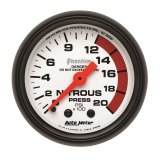 Autometer Phantom 52mm 0-2000 PSI Mechanical Nitrous Pressure Gauge thumbnail 3