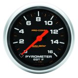 Autometer Pro Comp Full Sweep Electronic 1600F Pyrometer Gauge thumbnail 4