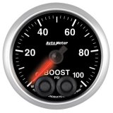 Autometer Elite 52mm 100psi Digital Stepper Motor w/Peak and Warning Boost Gauge thumbnail 1