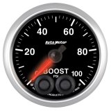 Autometer Elite 52mm 100psi Digital Stepper Motor w/Peak and Warning Boost Gauge thumbnail 3