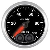 Autometer Elite 52mm 100psi Digital Stepper Motor w/Peak and Warning Boost Gauge thumbnail 4