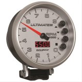 Autometer 5 inch Ultimate III Playback Tachometer 9000 RPM - Silver thumbnail 2