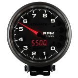 Autometer 5 inch Ultimate III Playback Tachometer 9000 RPM - Silver thumbnail 7