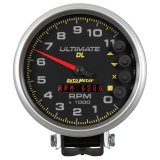 Autometer 5 inch Ultimate DL Playback Tachometer 11000 RPM - Black thumbnail 6