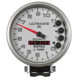 Autometer 5 inch Ultimate DL Playback Tachometer 11000 RPM - Silver thumbnail 2