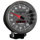 Autometer 5 inch Ultimate DL Playback Tachometer 11000 RPM - Silver thumbnail 3