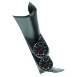 Autometer Diesel Gauge Kit A-Pillar w/ Speaker 01-07 GM Boost/EGT 60psi/2000 degree F Black Spek-Pro thumbnail 6