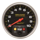 Autometer Pro-Comp 5 inch 10K RPM with Peak Memory In-Dash Tachometer thumbnail 4