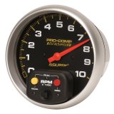 Autometer Pro-Comp 5 inch 10K RPM with Peak Memory In-Dash Tachometer thumbnail 8