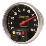 Autometer Pro-Comp 5 inch 10K RPM with Peak Memory In-Dash Tachometer thumbnail 9