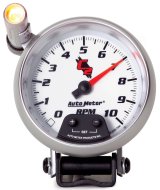 Autometer C2 3 3/4 inch 10000RPM In-Dash Tachometer w/ Ext. Quick-Lite thumbnail 4