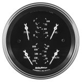 Auto Meter Gauge Quad 3 3/8in 0E-90F Elec Old Tyme Black thumbnail 3