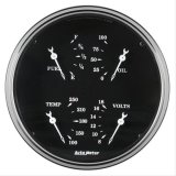 Auto Meter Gauge Quad 5in 0E-90F Elec Old Tyme Black thumbnail 1