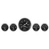 Auto Meter Gauge Kit 5 pc. 3 3/8in & 2 1/16in Elec. Speedometer Old Tyme Black thumbnail 6