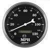 Auto Meter Gauge Speedo. 5in 120mph Elec. Prog. w/ LCD Odo Old Tyme Black thumbnail 6