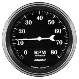 Auto Meter Gauge Tachometer 3 3/8in 8k RPM In-Dash Old Tyme Black thumbnail 5