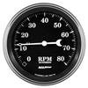 Auto Meter Gauge Tachometer 3 3/8in 8k RPM In-Dash Old Tyme Black thumbnail 6