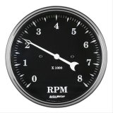 Auto Meter Gauge Tachometer 5in 8k RPM In-Dash Old Tyme Black thumbnail 1