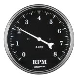 Auto Meter Gauge Tachometer 5in 8k RPM In-Dash Old Tyme Black thumbnail 2