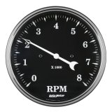 Auto Meter Gauge Tachometer 5in 8k RPM In-Dash Old Tyme Black thumbnail 3