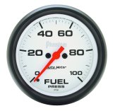 Autometer Phantom 2-5/8in 0-100 PSI Fuel Pressure Gauge thumbnail 4