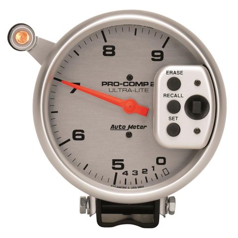 Autometer Ultra-Lite 5 inch 9000 RPM Dual Range w/ Shift-Lite and Memory Tach thumbnail 7